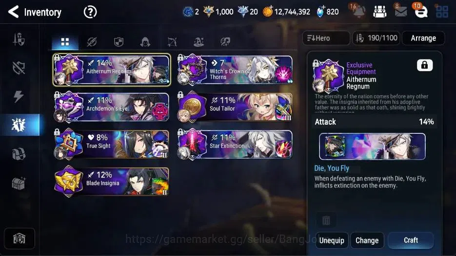 Epic Seven Accounts Asia |11 ML [LQCharlotte,STaeyou,EIlynav,CPavel,Et image 18