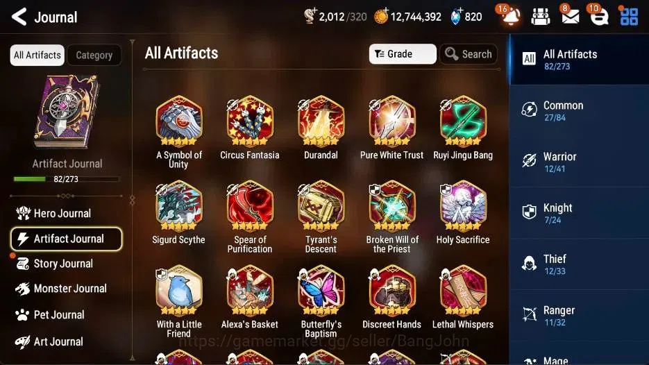 Epic Seven Accounts Asia |11 ML [LQCharlotte,STaeyou,EIlynav,CPavel,Et image 8