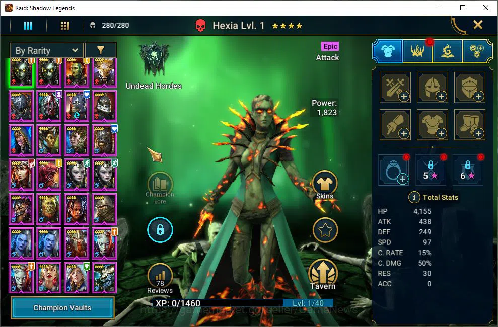 Raid: Shadow Legends Accounts Lv6 893K Power|1 Mythic(Theodosia)+21 Legendary(Ni image 5