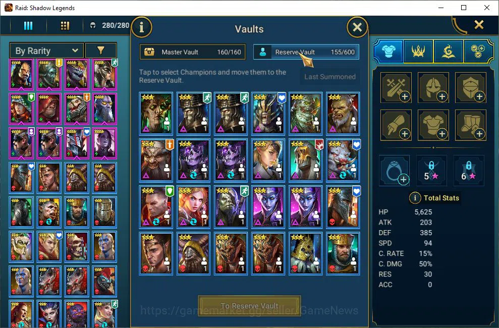 Raid: Shadow Legends Accounts Lv6 893K Power|1 Mythic(Theodosia)+21 Legendary(Ni image 9