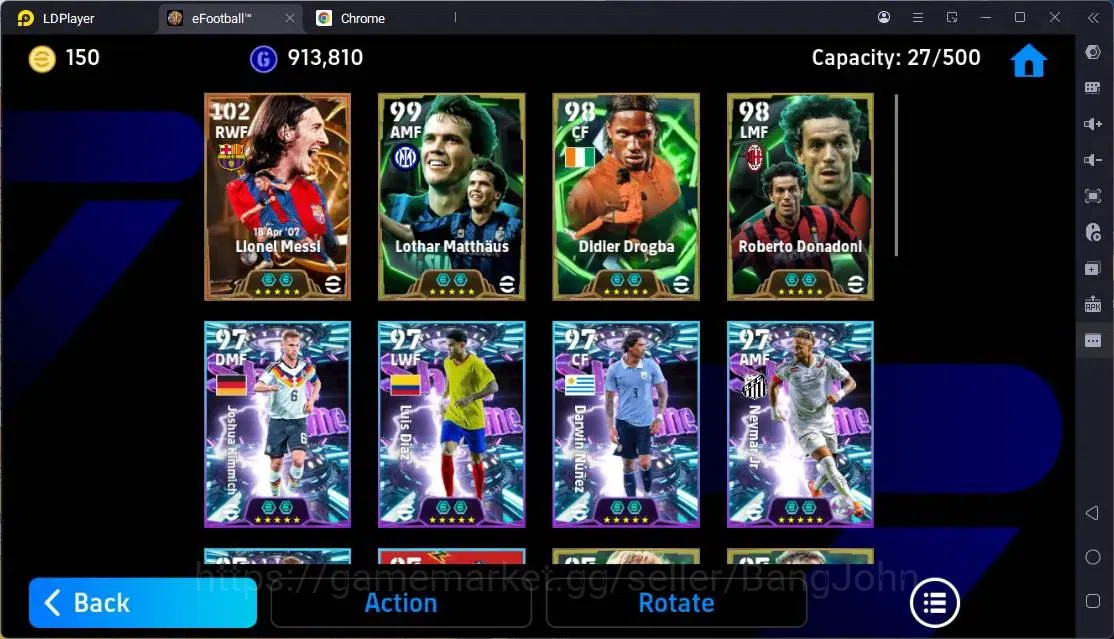 eFootball Accounts Mobile|PW 3199|Bigtime Messi|Epic Matthaus,Drogba, image 3