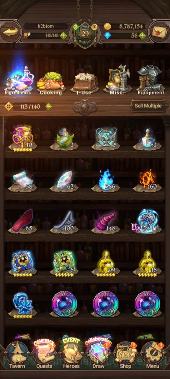 The Seven Deadly Sins: Grand Cross Accounts Others ASIA | 1,3M CC | 1 LR Elizabeth | 2 UR DKM , ODK | Full Collab Fire Force 8