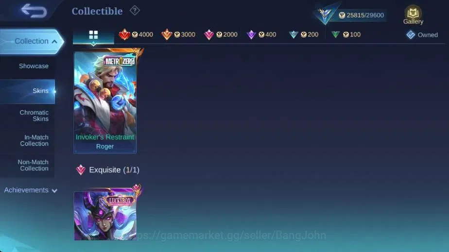 Mobile Legends: Bang Bang Accounts Global|Hero 59|Skin 107|Expert|MetroZero Roger,LBo image 5