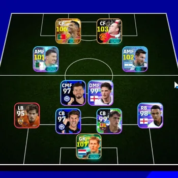 eFootball Accounts Others Android|Power 3005|Big Time Cristiano Ronaldo|Epic Edwin van der Sar.Wayne Rooney,Aubameyang|7