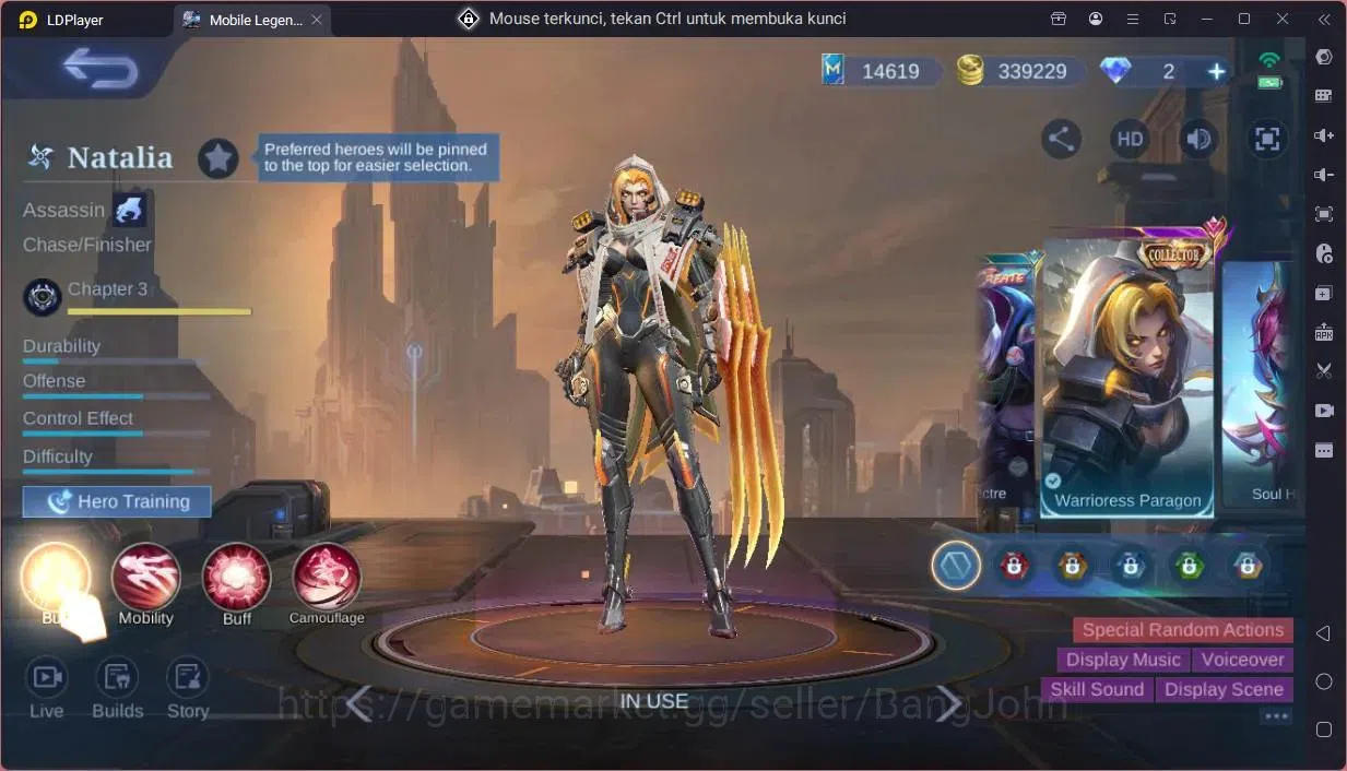 Mobile Legends: Bang Bang Accounts Global|Hero 131|Skin 244|Renowned|KOF Karina|CC Na image 20