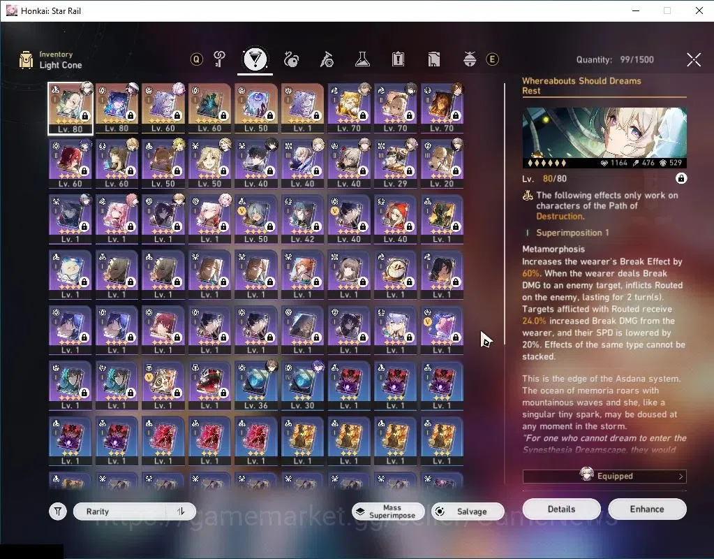 Honkai Star Rail Accounts Asia|TL 63|7 Limited|[Firefly E1,Castorice,The Dah image 7