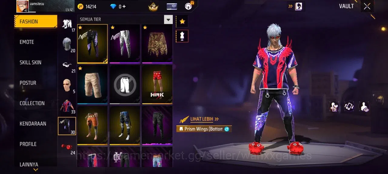 Free Fire Accounts Indonesia | EVOGUN 1 M1014 LVL 5 VAULT 33 EMOTE 8 ANIMASI 1 KATANA LOBY 1 FIST 1 TAS 9 WEAPON 46 | W912 3