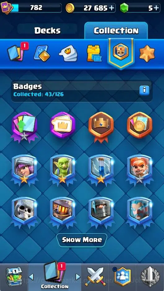 Clash Royale Accounts CL |KTL 12|Trophy 5932|Card 91|5 EVO|1 Hero|5 Lv12 image 12