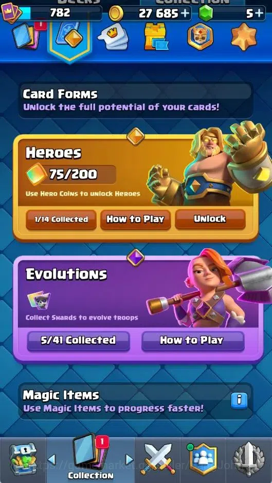 Clash Royale Accounts CL |KTL 12|Trophy 5932|Card 91|5 EVO|1 Hero|5 Lv12 image 17