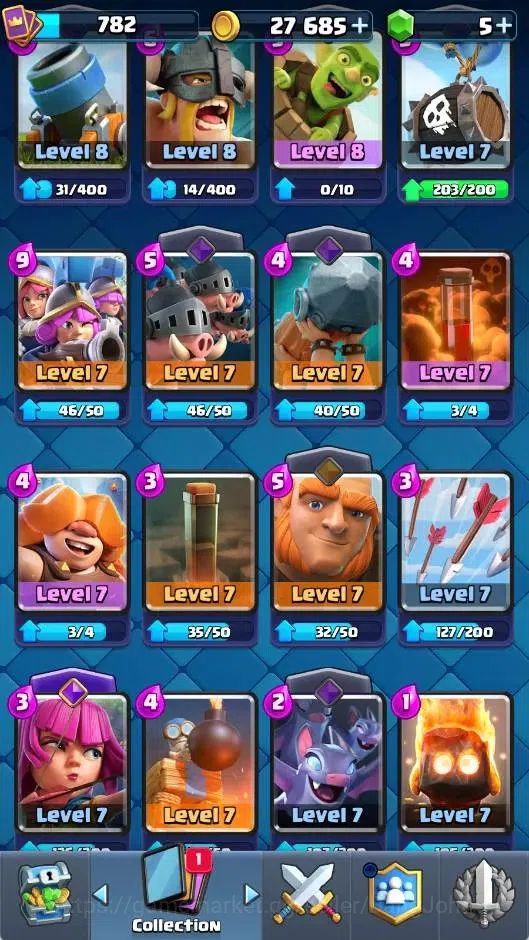 Clash Royale Accounts CL |KTL 12|Trophy 5932|Card 91|5 EVO|1 Hero|5 Lv12 image 5