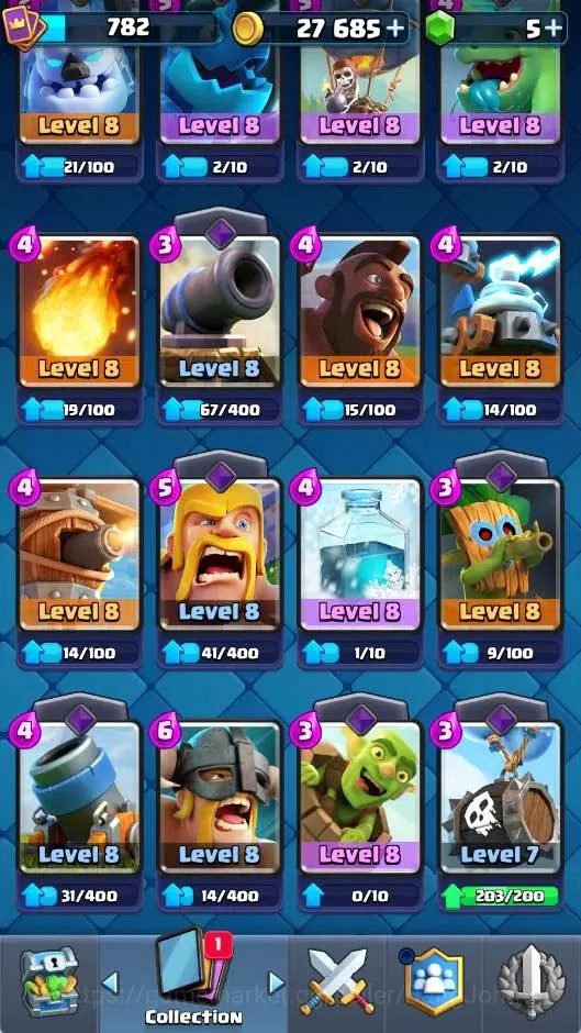 Clash Royale Accounts CL |KTL 12|Trophy 5932|Card 91|5 EVO|1 Hero|5 Lv12 image 6