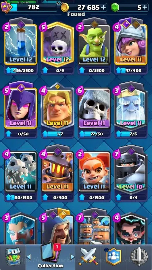Clash Royale Accounts CL |KTL 12|Trophy 5932|Card 91|5 EVO|1 Hero|5 Lv12 image 9