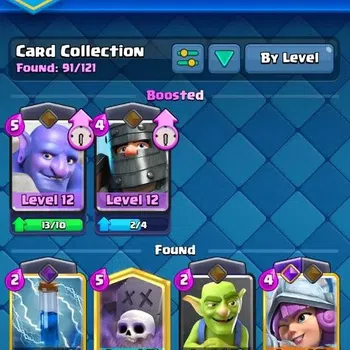 Clash Royale Midgame CL |KTL 12|Trophy 5932|Card 91|5 EVO|1 Hero|5 Lv12 image 1