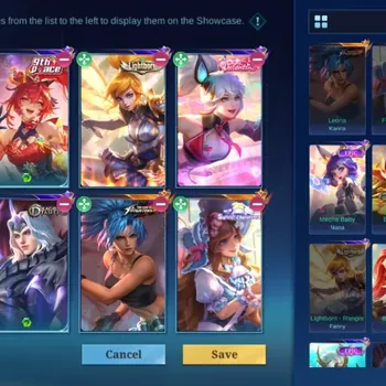 Mobile Legends: Bang Bang Accounts Collector Hero 133|Skin 247|ExImmo 108|P.Ace Zhuxin & Fanny,KoF Karina,Sanrio