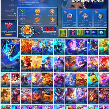 Mobile Legends: Bang Bang Collector #3788 434 Skins | Collector Pharsa | Ducati Leomor image 1