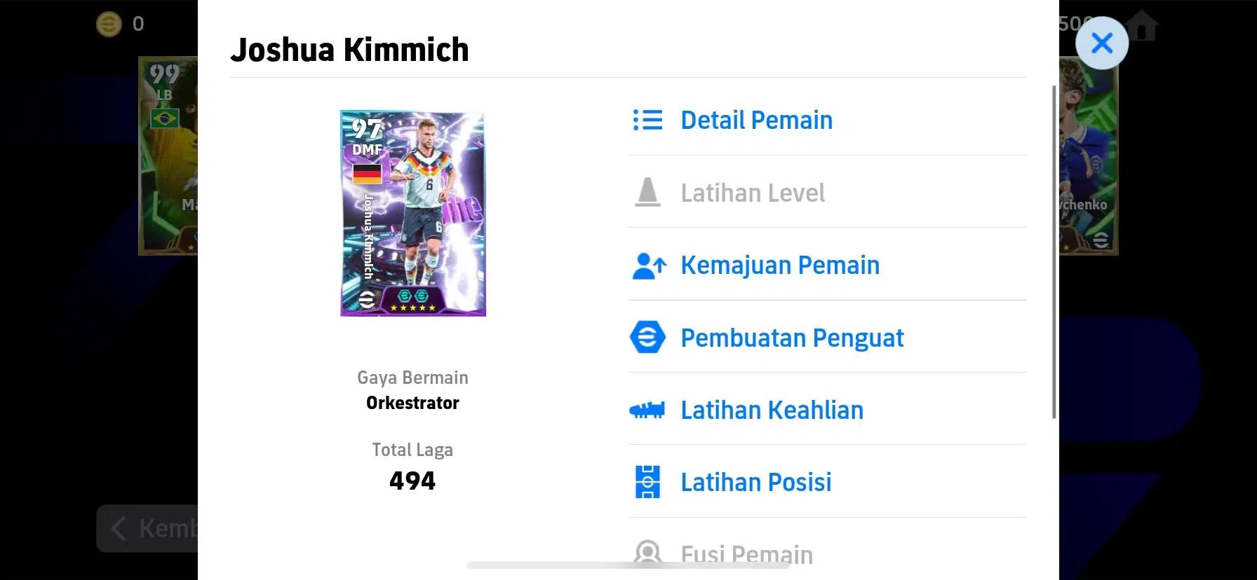 eFootball Accounts Legends & Iconic Players Mobile|PW 3116|Marcelo Epic,Gabriel Batistuta Epic,Joshua Kimmich 5