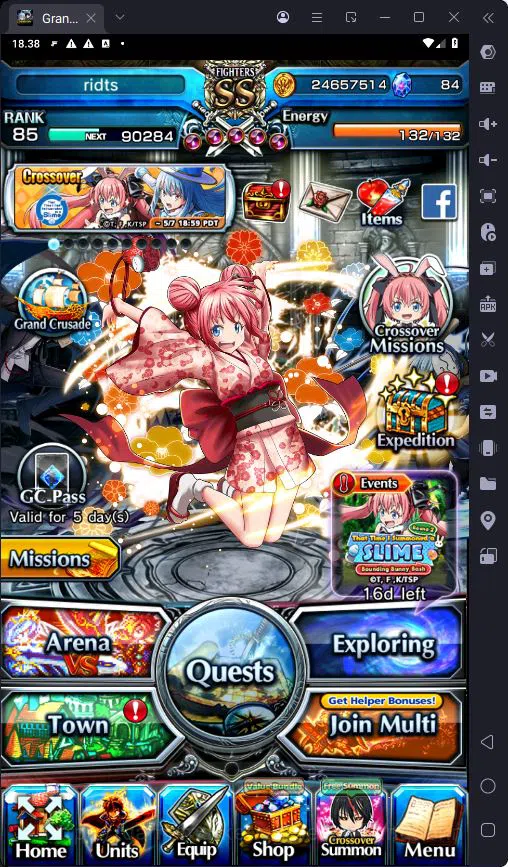 Grand Summoners Accounts GLOBAL|Ascend 11|Rank 85|Houka Inumutu TW|Summer M image 2