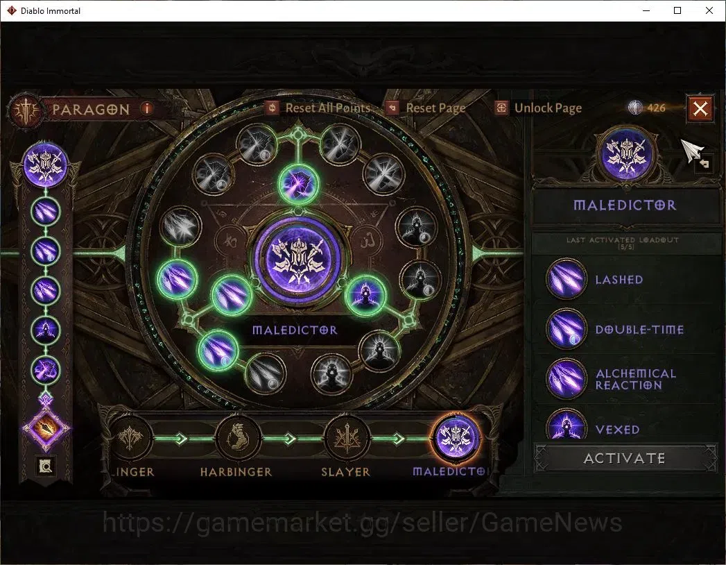 Diablo Immortal Accounts SEA - Verathiel|CS ON|Lv60(706)|Demon Hunter|CR 41 image 10