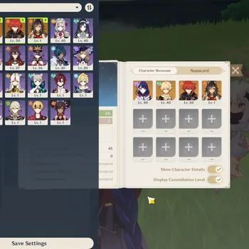 Genshin Impact Accounts Starter Asia|AR 26|1 Limited (Raiden Shogun) + 2 Std (Diluc & Dehya)|Reuni On|Low Quest & Map|Male