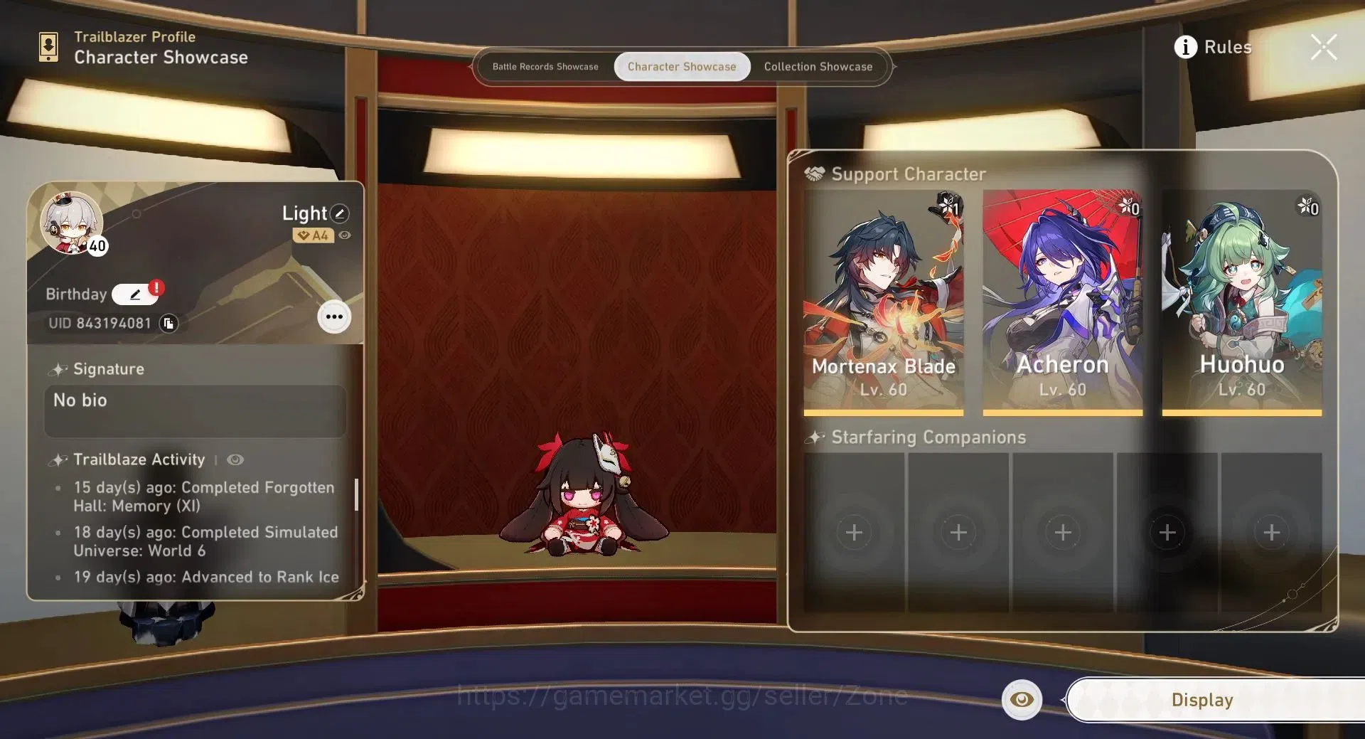 Honkai Star Rail Accounts ASIA|Mortenax Blade E1+Sig LC|TL40|Acheron|Huohuo| image 5