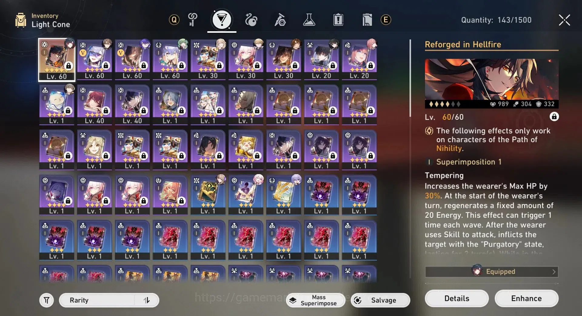 Honkai Star Rail Accounts ASIA|Mortenax Blade E1+Sig LC|TL40|Acheron|Huohuo| image 8