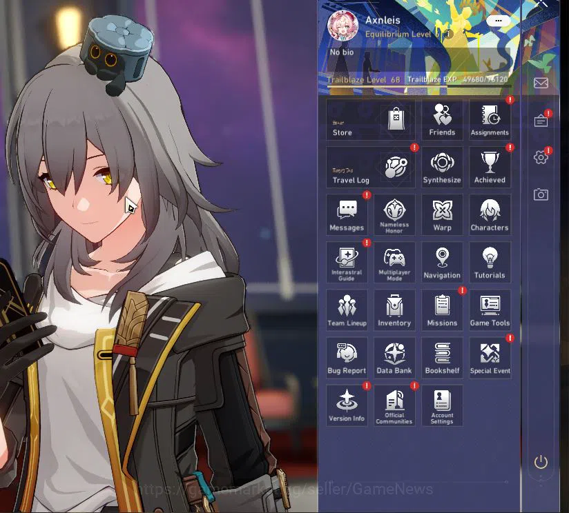 Honkai Star Rail End Game Asia|TL 68|9 Limited|[Saber,Phainon,Hyacine,Archer image 1