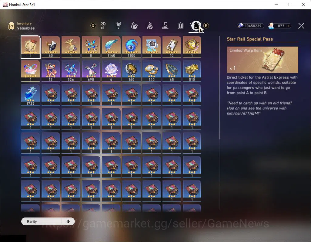 Honkai Star Rail Accounts End Game Asia|TL 68|9 Limited|[Saber,Phainon,Hyacine,Archer]+Sign,Sunday,Sparkle,Ruan 10