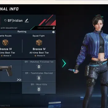 Blood Strike Accounts Others ASIA|ULTRA MELEE: BUTTERFLY KNIFE - SYNTHWAVE|Check SS BS2668B