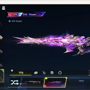 Blood Strike Accounts High-End ASIA | 1 EVO Gun:SVD-Reaper Lv4|1 Eternal Gun|Ultra Melee: Butterflyknife|6 Collab Gun|8