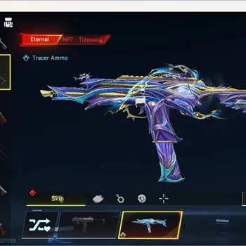 Blood Strike Accounts Collab Skin ASIA|Eternal Gun MP7 - Tidesong|1 Eternal Striker|Ultra Melee Katar - Selachian|1 Collab