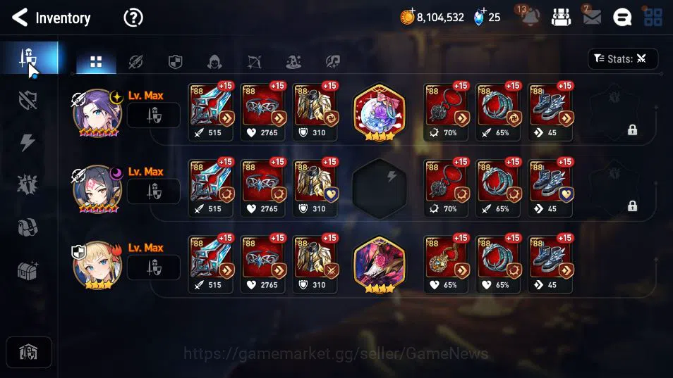 Epic Seven Accounts GLOBAL Unverif|3 ML(SE Celine,A Ravi,Maid Chloe)+R image 12