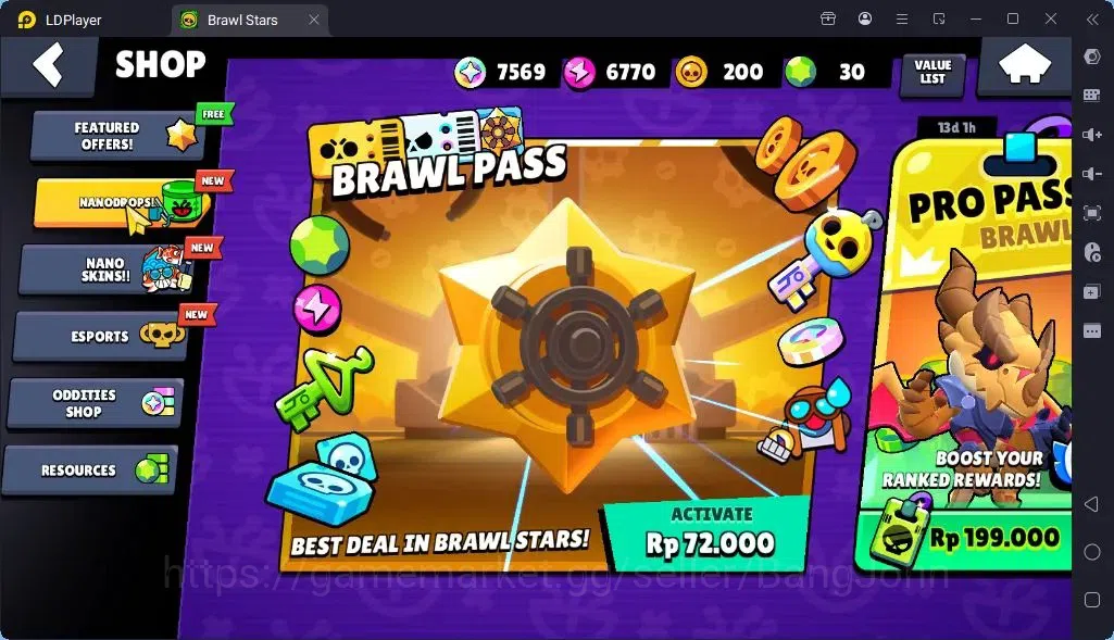 Brawl Stars Accounts Global |Trophy 1287| Brawler 3 Max with Supercharge |Skins 2 Legendary 1 Mythic,3 Epic|Bling 15