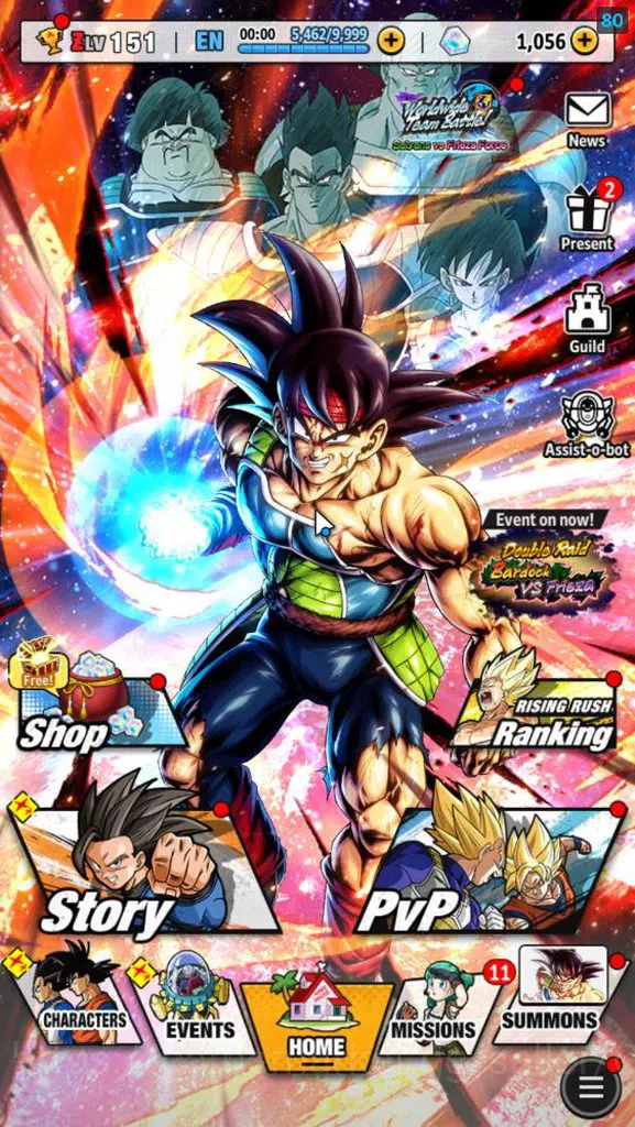 Dragon Ball Legends Accounts 270M Total Power|LV 151|2LR+3UL+12LL|Bardock,SS3 G image 1