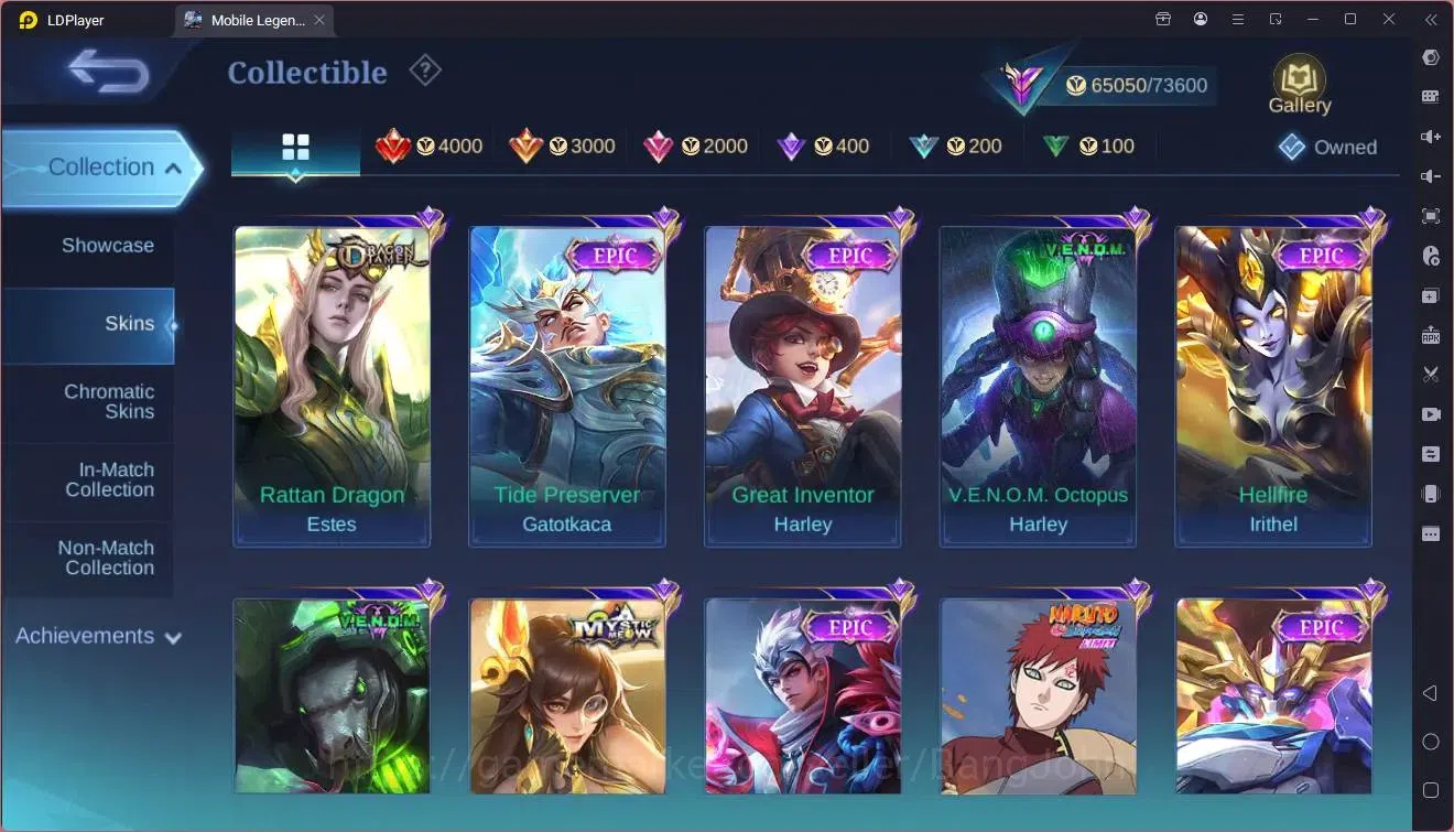 Mobile Legends: Bang Bang Accounts Global|Hero 133|Skin 307|Renowned|Naruto Lukas|CC image 11