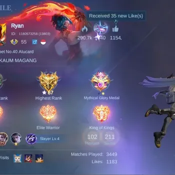 Mobile Legends: Bang Bang Accounts Collector Global|Hero 102|Skin 211|Collector Nata|Collab Vale,Spongebob|3 SABER|2