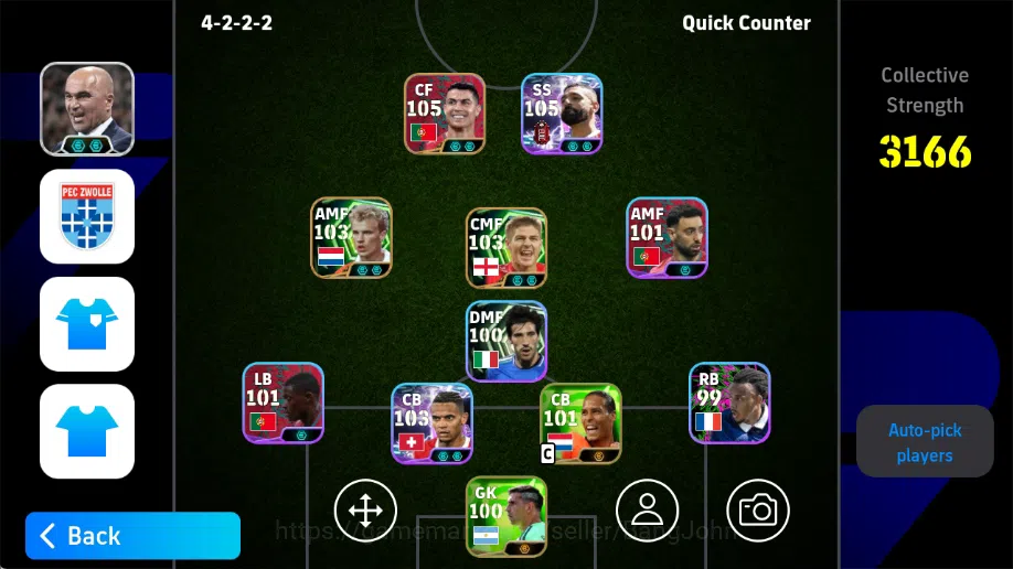 eFootball Accounts Others Mobile|PW 3166|Mohammed Salah ShowT,Darwin Nunes ShowT,Steven Gerrard Epic|2026|Check SS EFB2488B 1