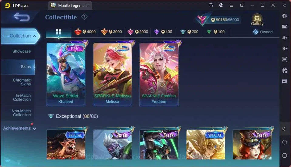 Mobile Legends: Bang Bang Accounts GLOBAL Hero 132 Skin 339 |Legend Valir|KOFMasha|LB image 11