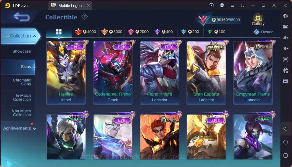 Mobile Legends: Bang Bang Accounts GLOBAL Hero 132 Skin 339 |Legend Valir|KOFMasha|LB image 13