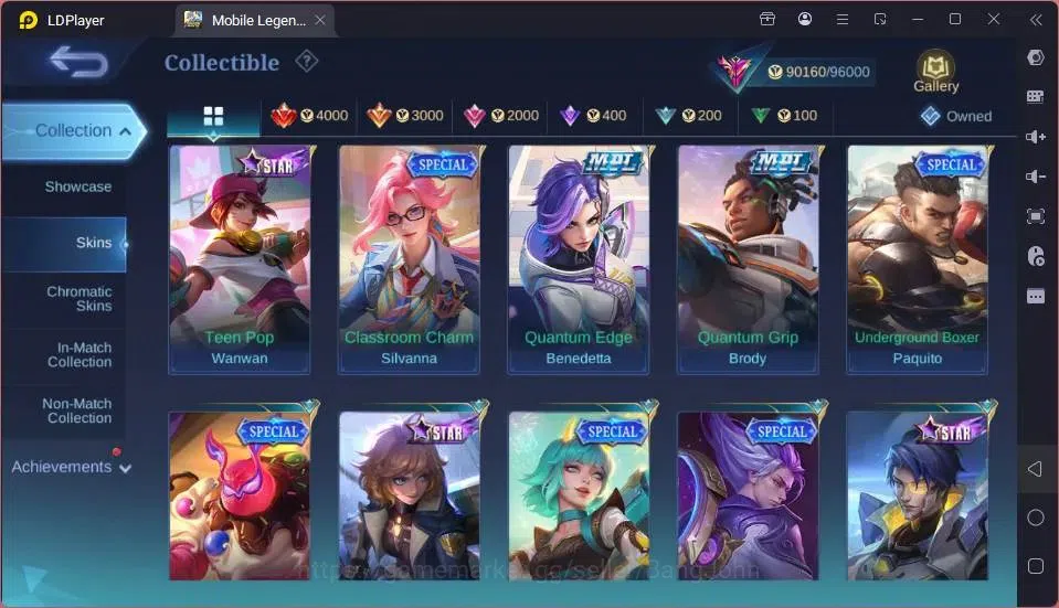 Mobile Legends: Bang Bang Accounts GLOBAL Hero 132 Skin 339 |Legend Valir|KOFMasha|LB image 3