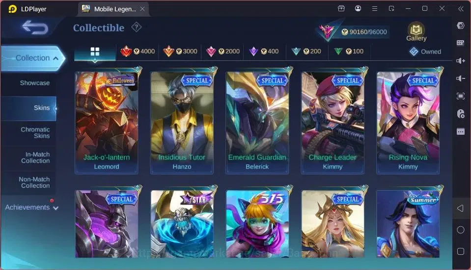Mobile Legends: Bang Bang Accounts GLOBAL Hero 132 Skin 339 |Legend Valir|KOFMasha|LB image 5
