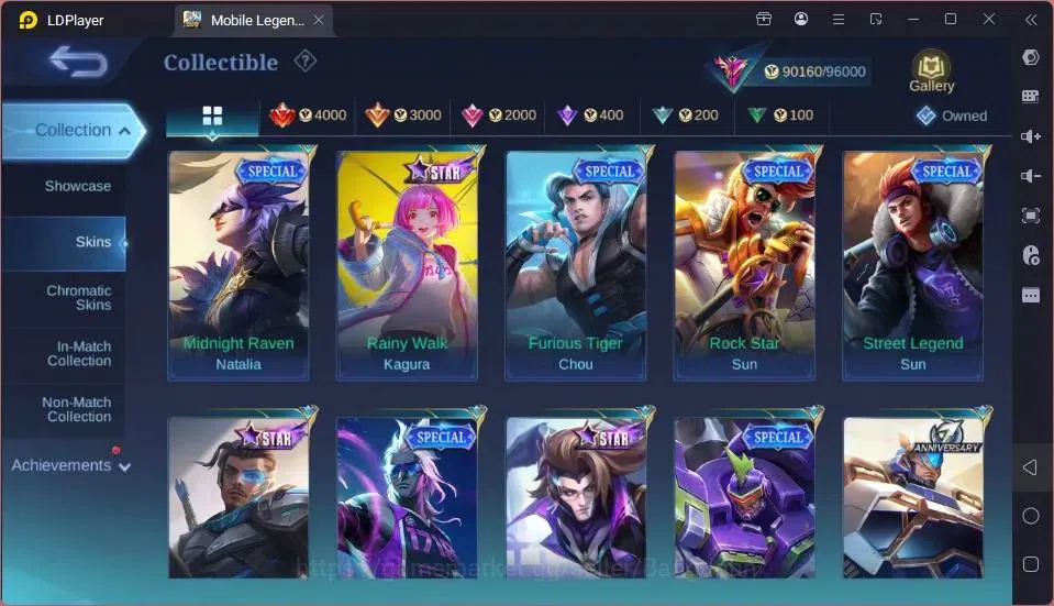 Mobile Legends: Bang Bang Accounts GLOBAL Hero 132 Skin 339 |Legend Valir|KOFMasha|LB image 8