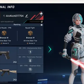 Blood Strike Accounts Others ASIA|2 Ultra Melee:Katar-Selachian&Lightblades-DarkForce|2 Ultra & 1 Legendary Gun|1