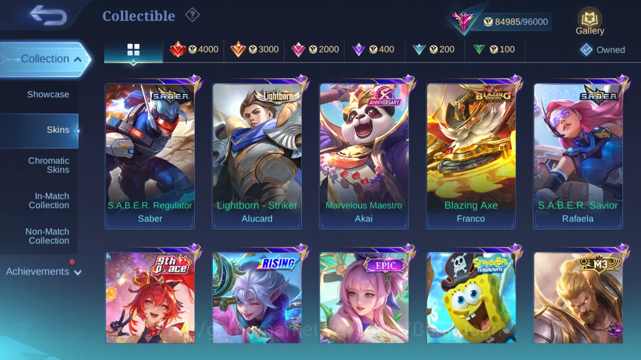 Mobile Legends: Bang Bang Accounts Hero 131 | Skin 359 | Glory | Recall Epic Merah |  image 8