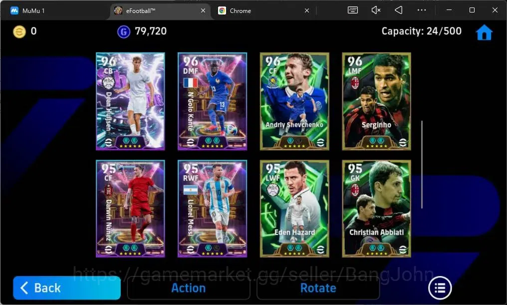 eFootball Accounts Mobile|PW 3160|Bigtime Bergson|Epic Zanetti,Schole image 4