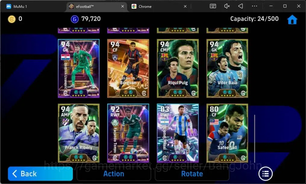 eFootball Accounts Mobile|PW 3160|Bigtime Bergson|Epic Zanetti,Schole image 5