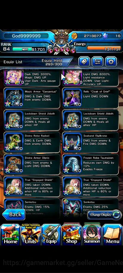 Grand Summoners Accounts Global|Rank 84|18 Asc+5 TW|[Inumuta,Isliid,Chloe,S image 14