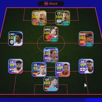 eFootball Accounts Legends & Iconic Players Android|Big Time Erling Haaland '26|Epic Wayne Rooney,Sergio