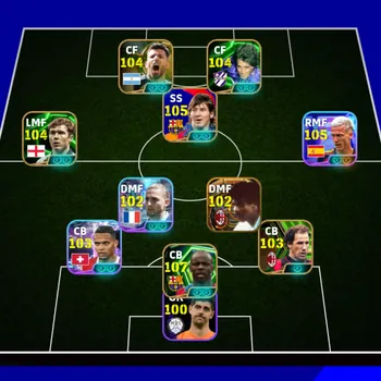 eFootball Accounts Legends & Iconic Players ANDROID | PW3196 | OLD ACCOUNT |EPIC THURAM 108 | BIG TIME RIJKAARD 102 | ST