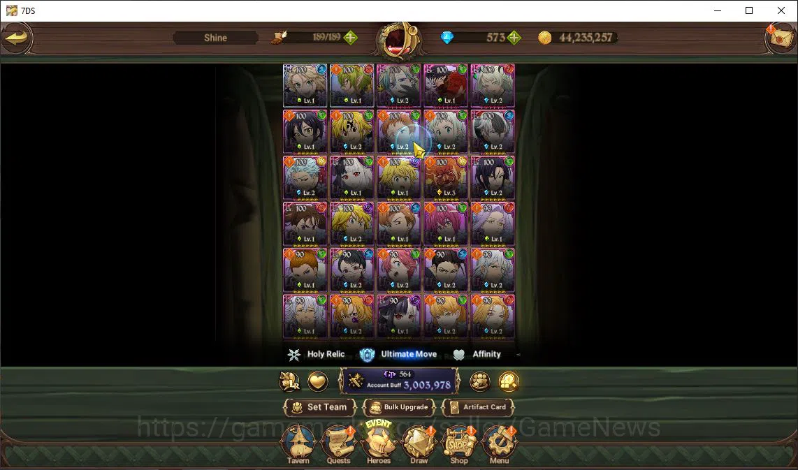 The Seven Deadly Sins: Grand Cross Accounts Global|3 M CC|537 Dm+82 Ls|2 LR + 8 UR|Roxy,Helbra image 5