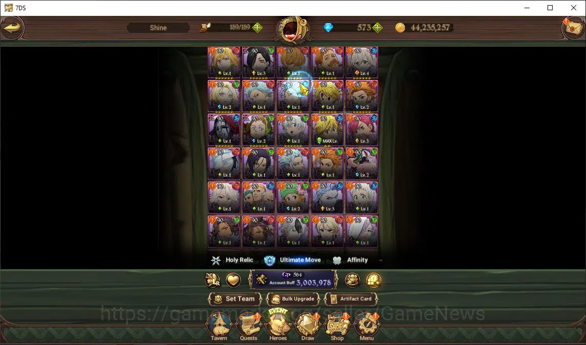 The Seven Deadly Sins: Grand Cross Accounts Global|3 M CC|537 Dm+82 Ls|2 LR + 8 UR|Roxy,Helbra image 6
